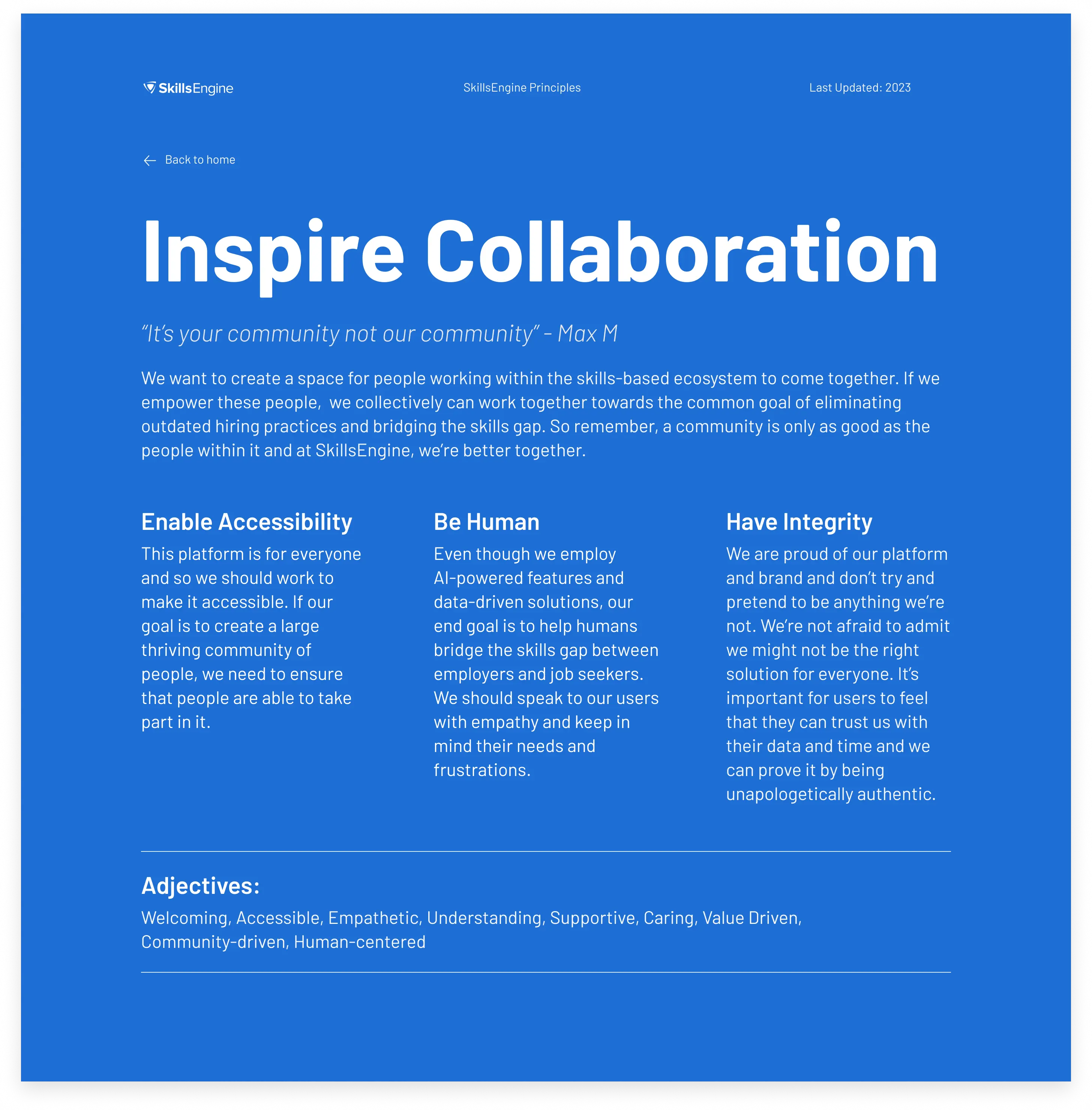Inspire Collaboration